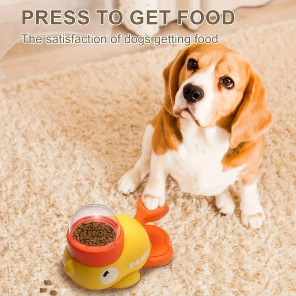 Fish-Shaped Dog Food Dispenser & Toy - For All Sizes